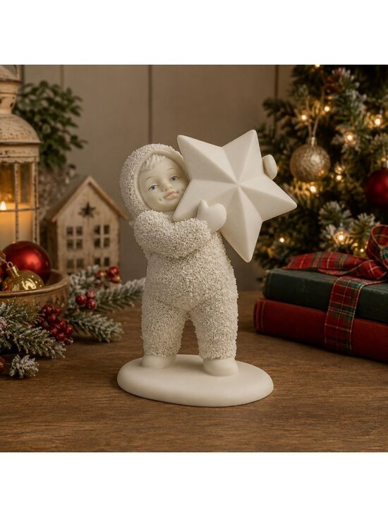 Dept 56 Other - Dept 56 Snowbabies 68748 Porcelain Figurines Found the Biggest Star of All